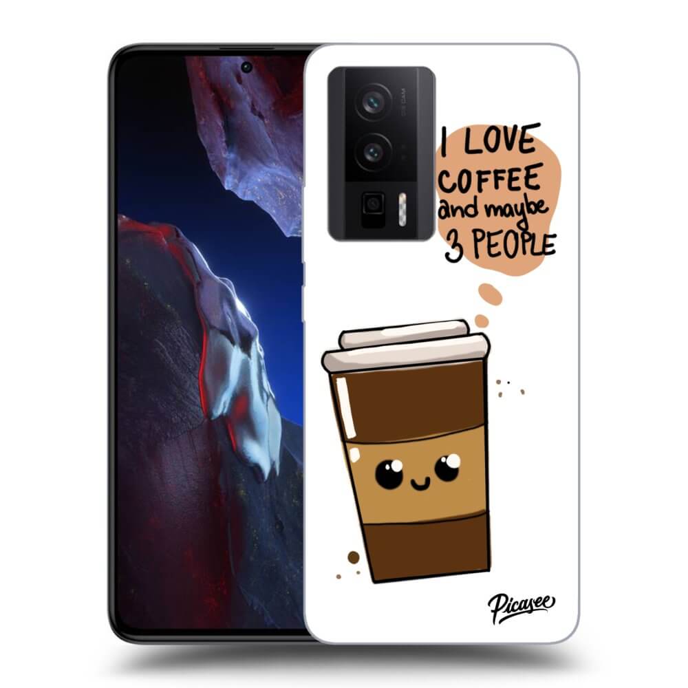 Xiaomi Poco F5 Pro 5G Hülle - Transparentes Silikon - Cute Coffee