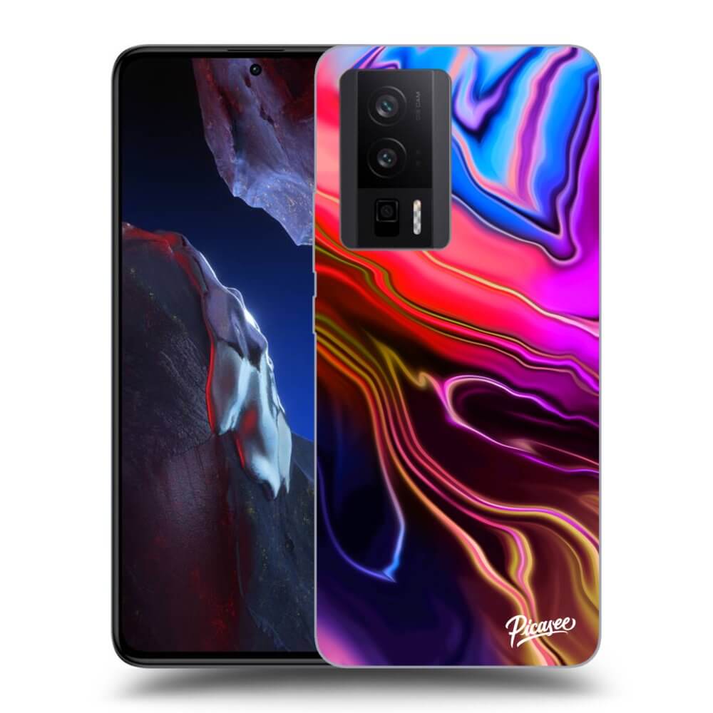 Xiaomi Poco F5 Pro 5G Hülle - Transparentes Silikon - Electric