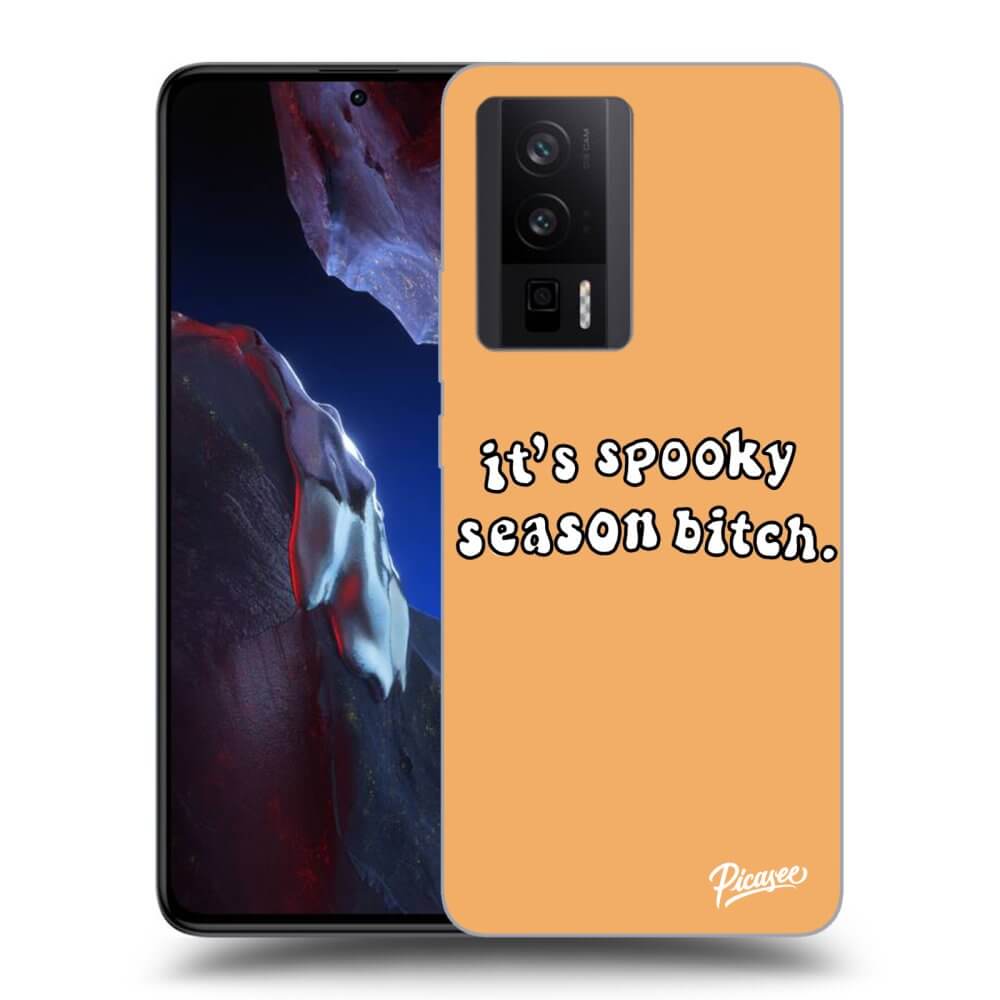 Xiaomi Poco F5 Pro 5G Hülle - Transparentes Silikon - Spooky Season