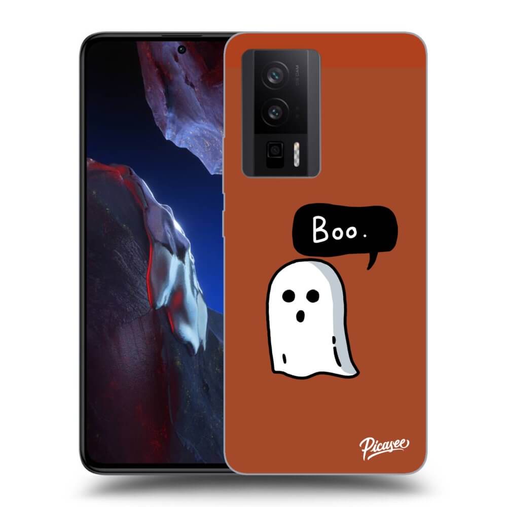 Xiaomi Poco F5 Pro 5G Hülle - Schwarzes Silikon - Boo