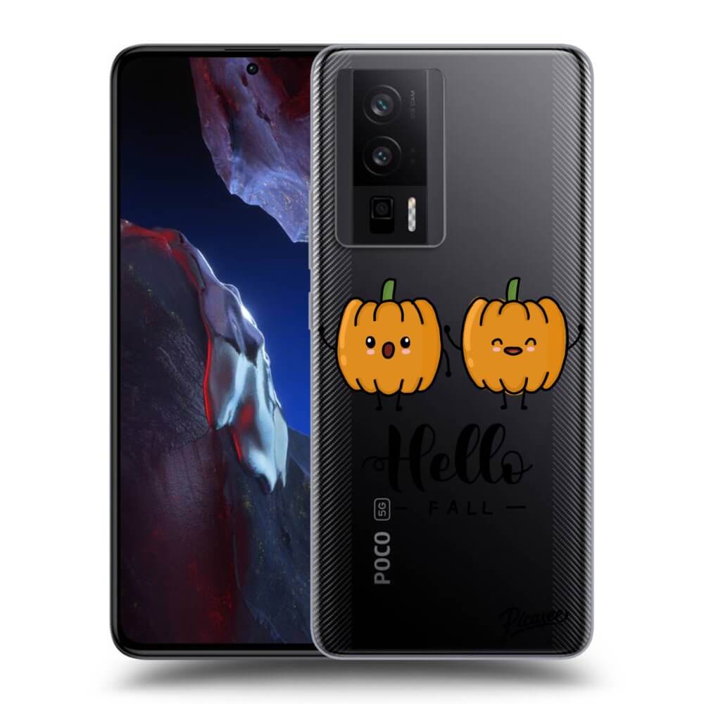 Xiaomi Poco F5 Pro 5G Hülle - Transparentes Silikon - Hallo Fall