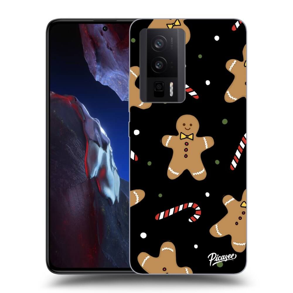 Xiaomi Poco F5 Pro 5G Hülle - Schwarzes Silikon - Gingerbread