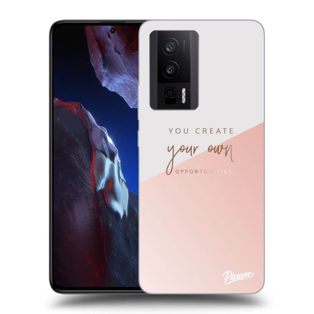 Xiaomi Poco F5 Pro 5G Hülle - Transparentes Silikon - You Create Your Own Opportunities