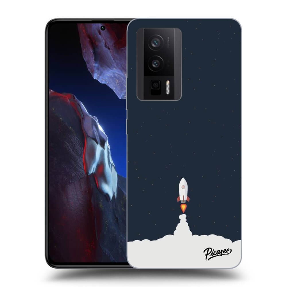 Xiaomi Poco F5 Pro 5G Hülle - Transparentes Silikon - Astronaut 2