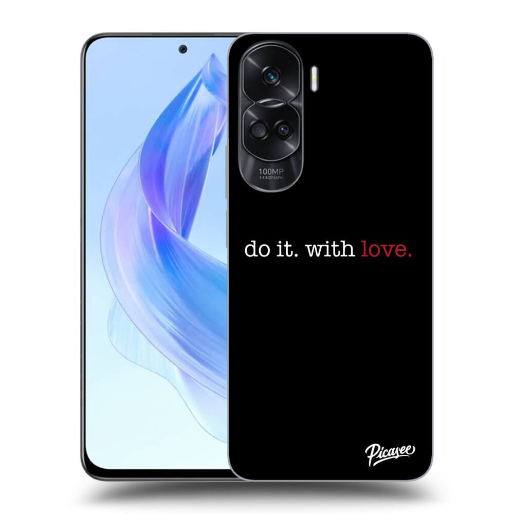 Honor 90 Lite 5G Hülle - Transparentes Silikon - Do It. With Love.