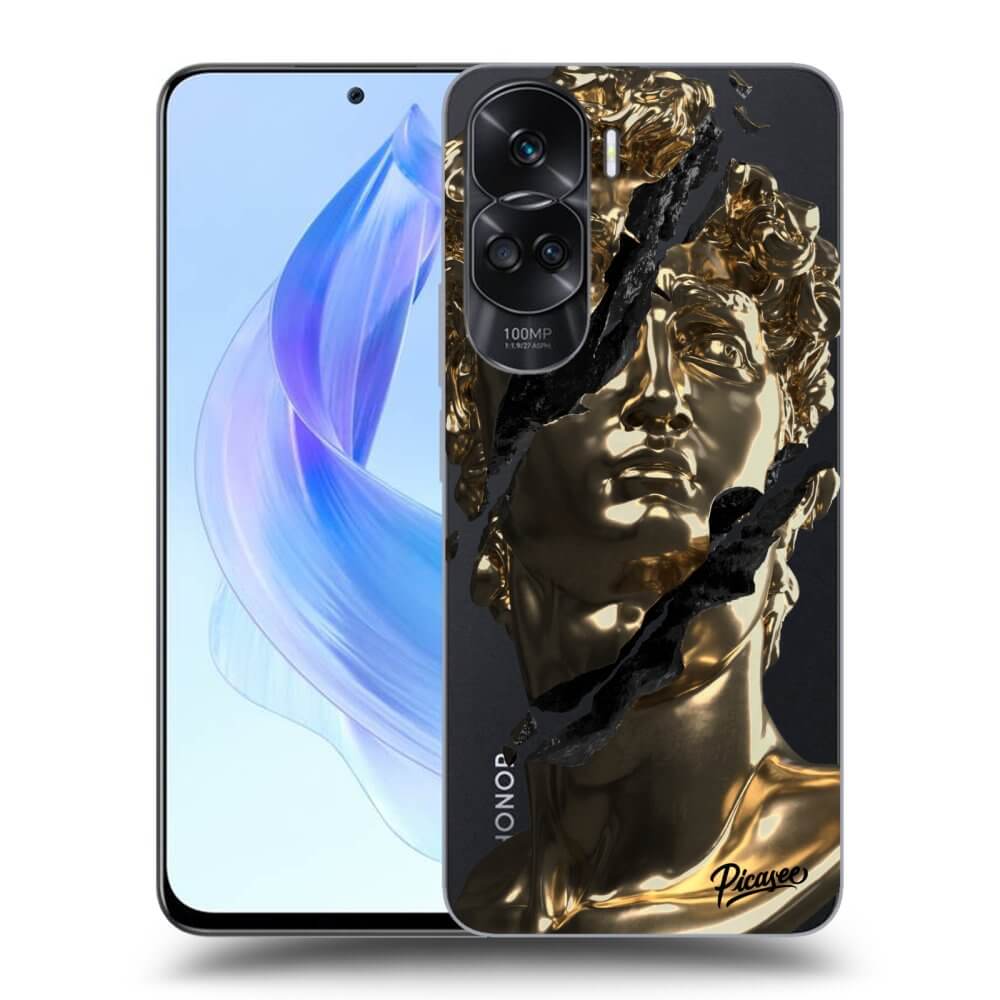 Honor 90 Lite 5G Hülle - Transparentes Silikon - Golder