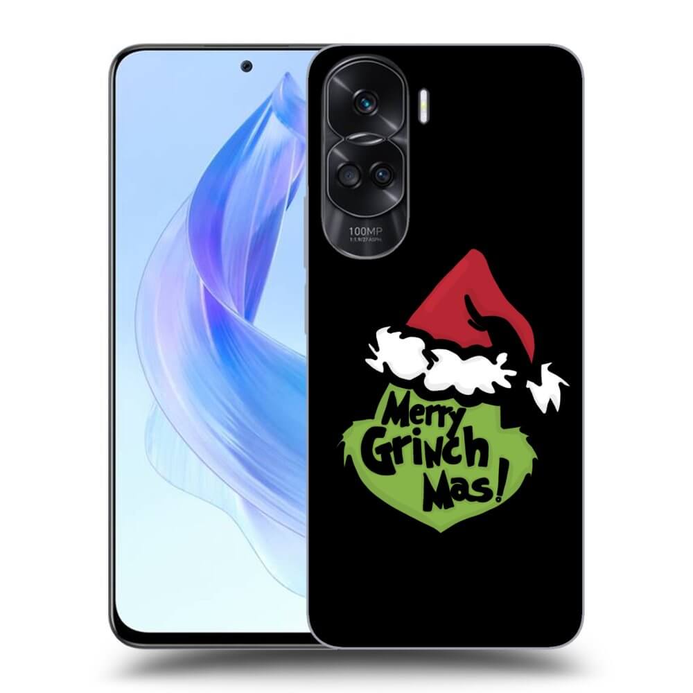 Honor 90 Lite 5G Hülle - Schwarzes Silikon - Grinch 2