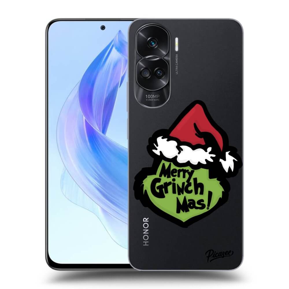 Honor 90 Lite 5G Hülle - Transparentes Silikon - Grinch 2