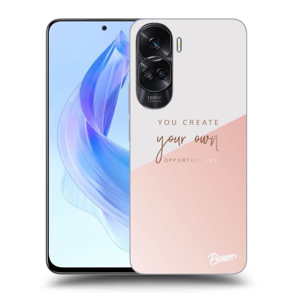 Honor 90 Lite 5G Hülle - Schwarzes Silikon - You Create Your Own Opportunities