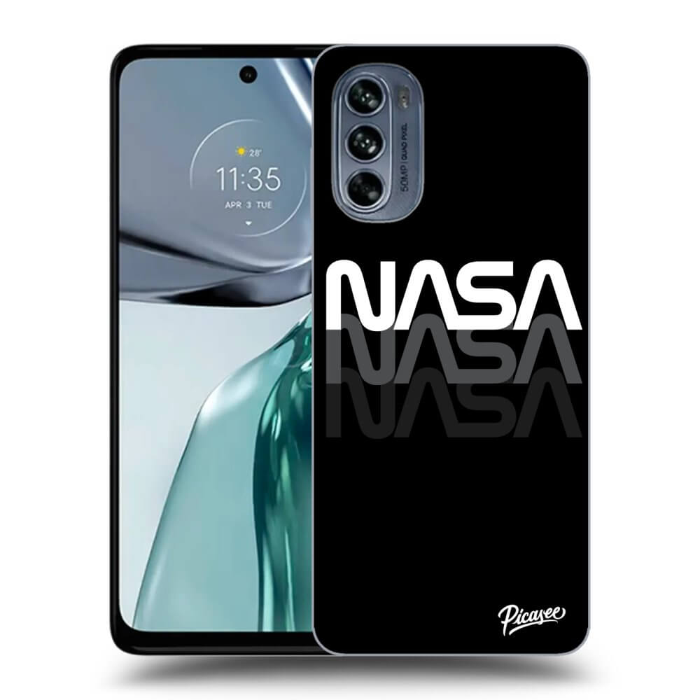 Motorola Moto G62 Hülle - Transparentes Silikon - NASA Triple