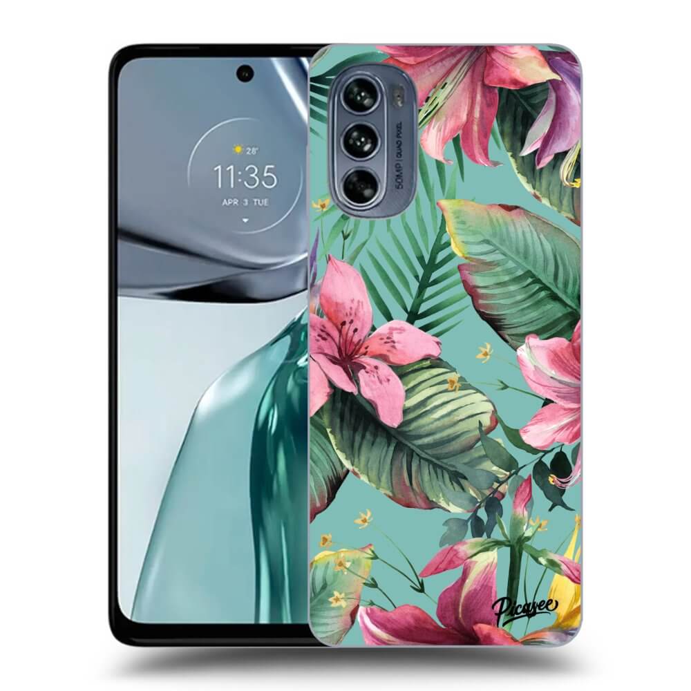 Motorola Moto G62 Hülle - Schwarzes Silikon - Hawaii