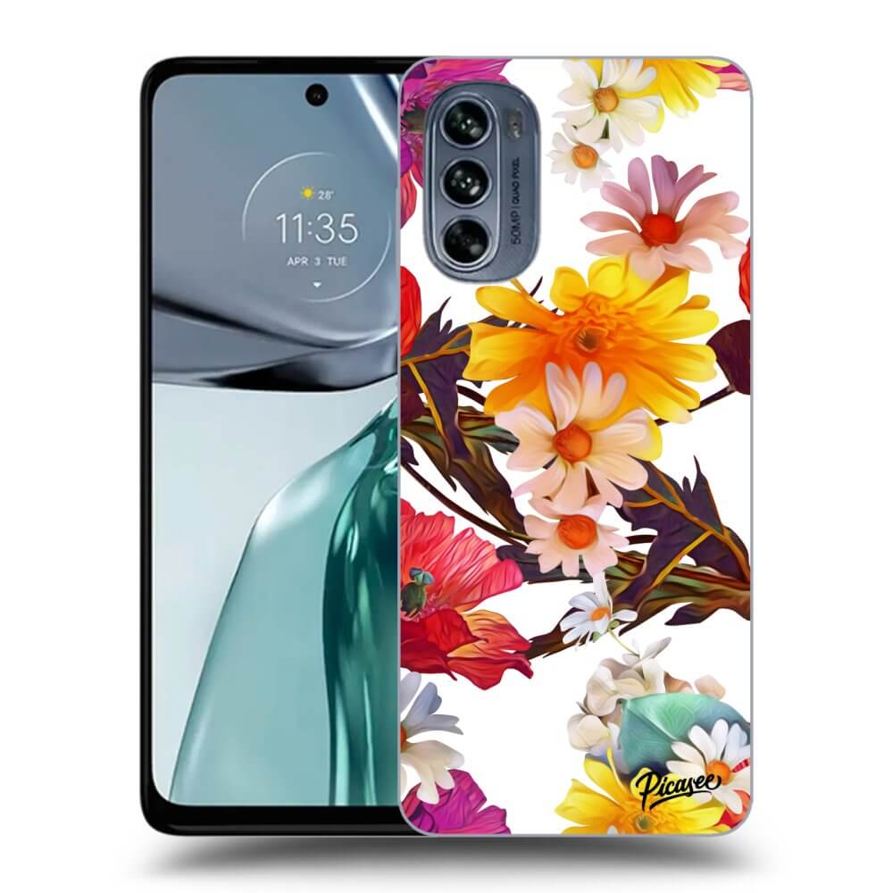 Motorola Moto G62 Hülle - Transparentes Silikon - Meadow