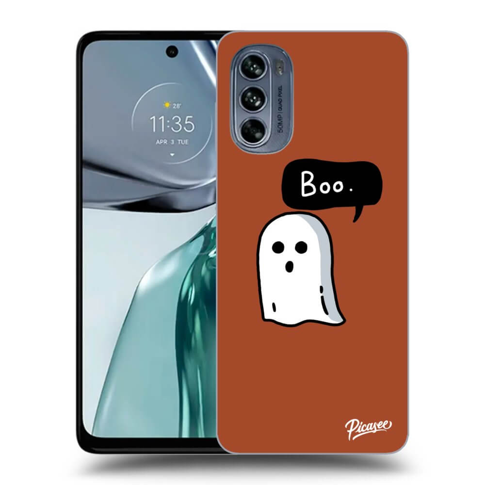 Motorola Moto G62 Hülle - Schwarzes Silikon - Boo