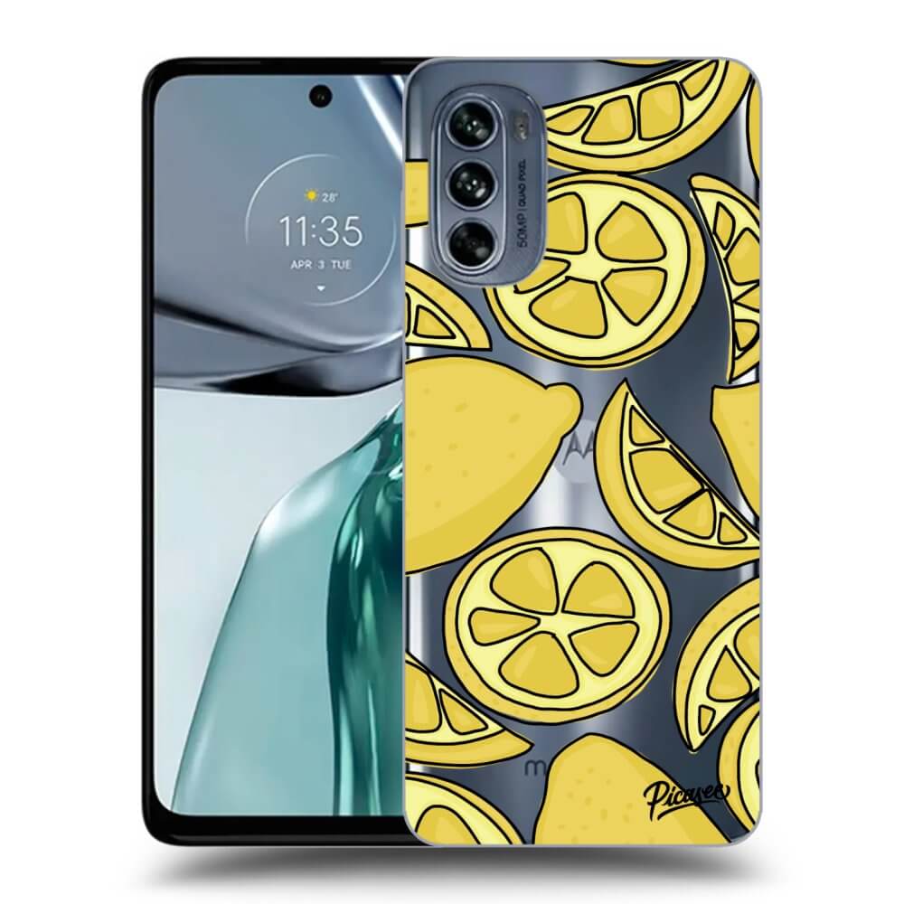 Motorola Moto G62 Hülle - Transparentes Silikon - Lemon