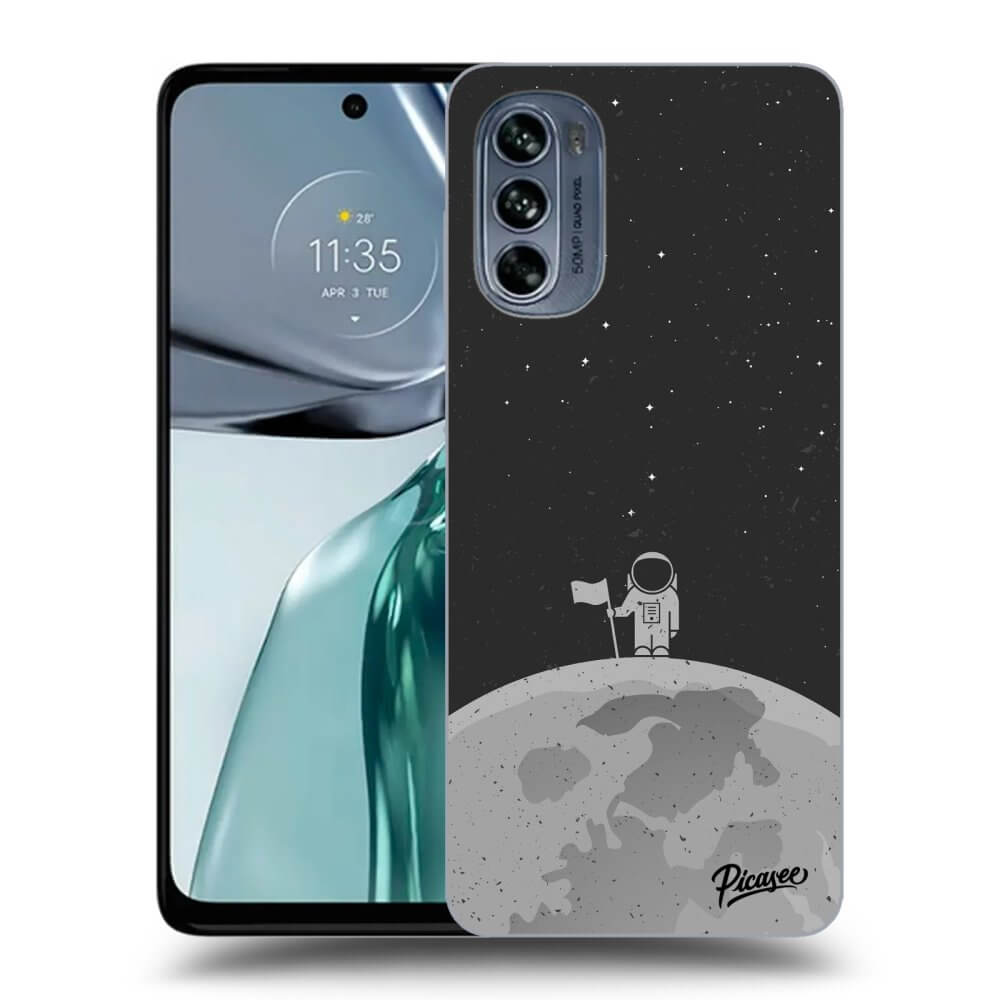 Motorola Moto G62 Hülle - Transparentes Silikon - Astronaut