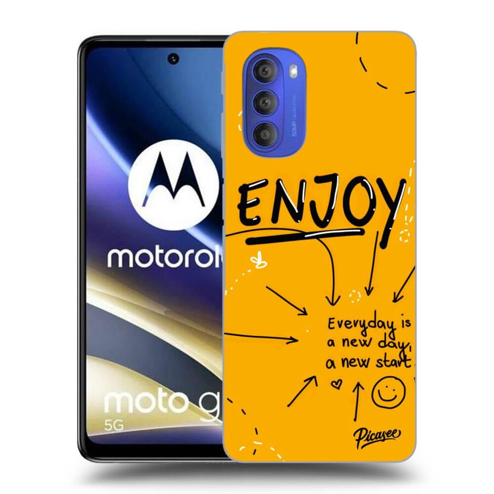 Motorola Moto G51 Hülle - Schwarzes Silikon - Enjoy