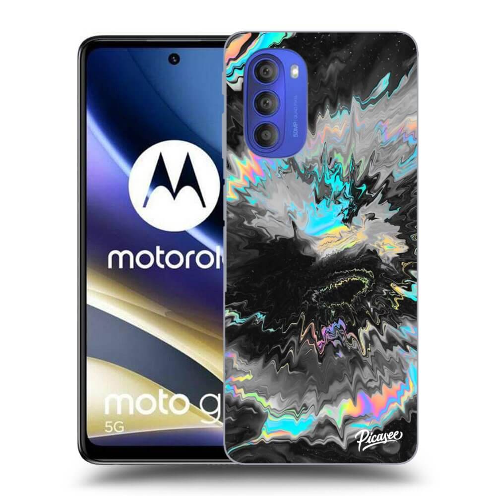 Motorola Moto G51 Hülle - Schwarzes Silikon - Magnetic