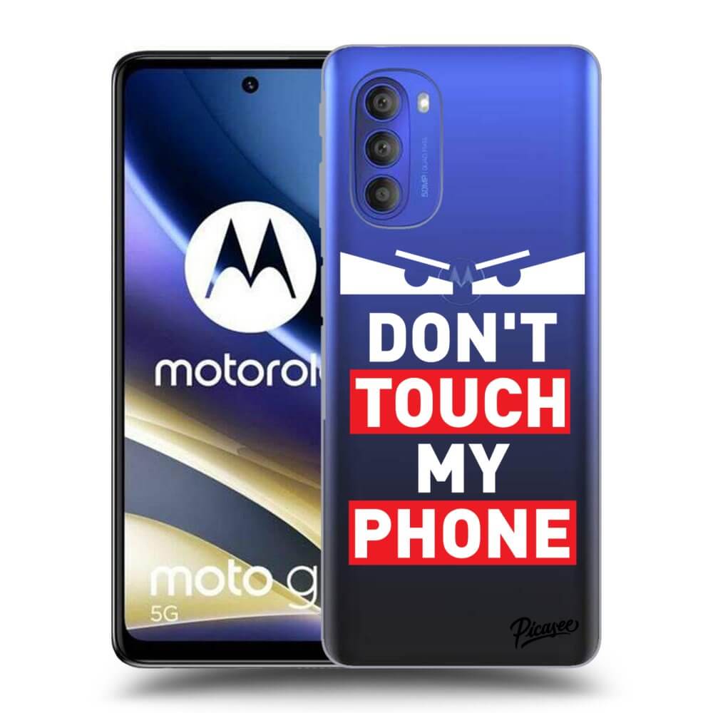 Motorola Moto G51 Hülle - Transparentes Silikon - Shadow Eye - Transparent