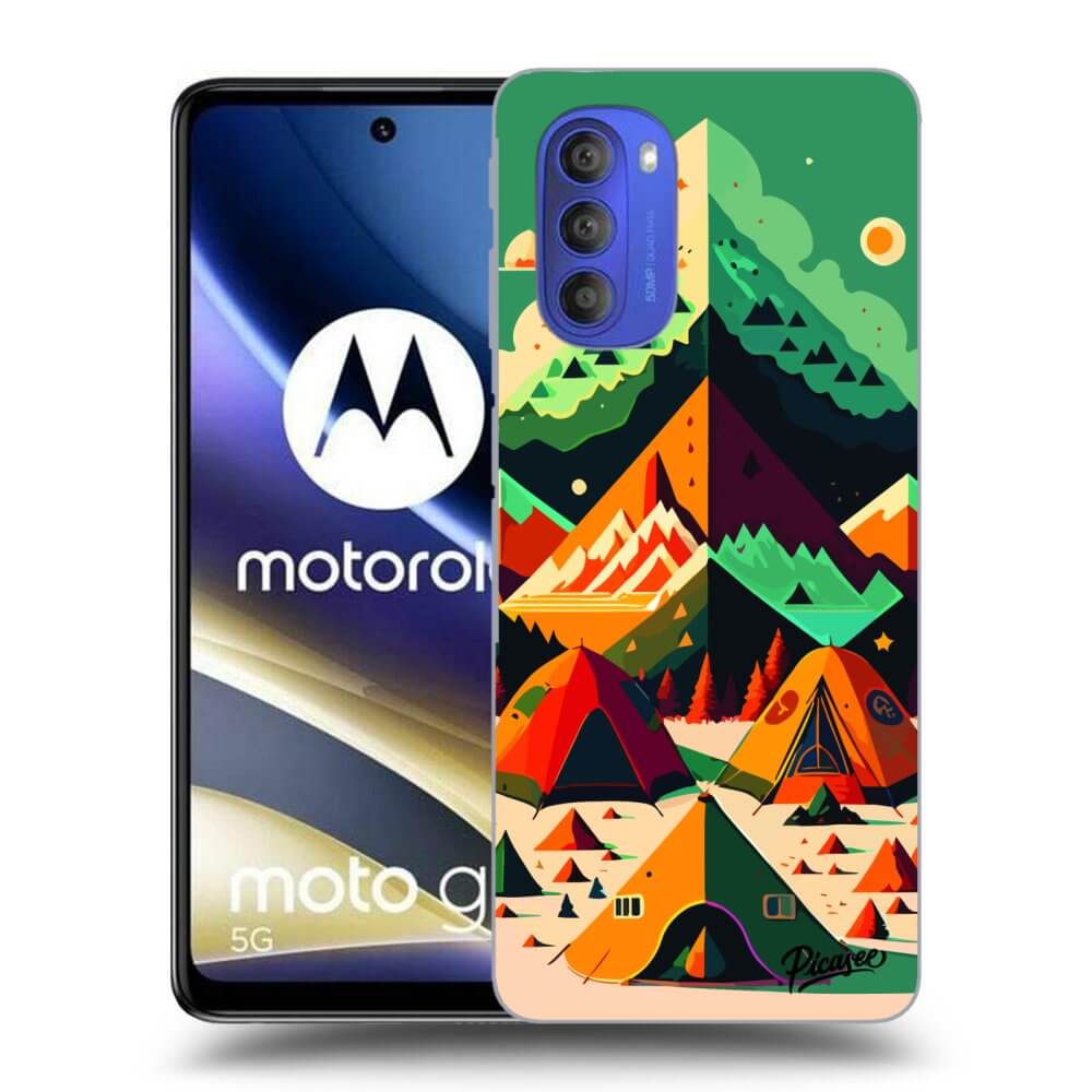 Motorola Moto G51 Hülle - Schwarzes Silikon - Alaska