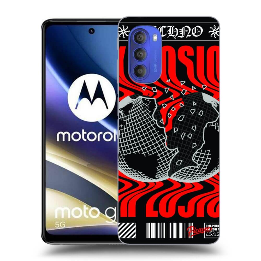 Motorola Moto G51 Hülle - Schwarzes Silikon - EXPLOSION