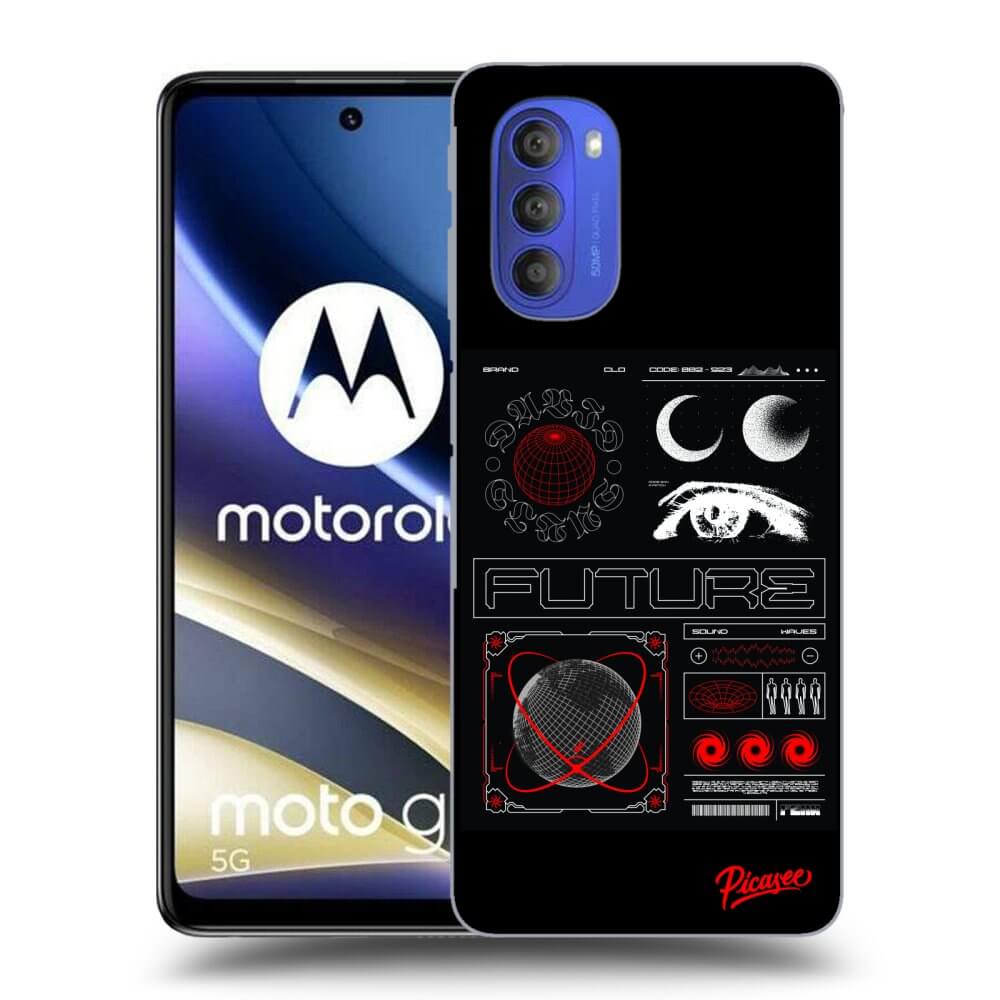 Motorola Moto G51 Hülle - Schwarzes Silikon - WAVES