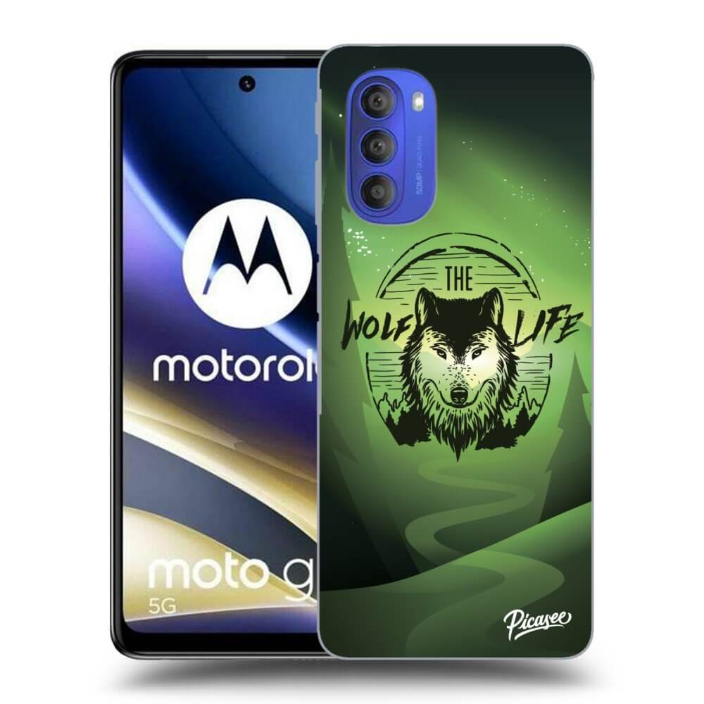 Motorola Moto G51 Hülle - Schwarzes Silikon - Das Leben Eines Wolfes