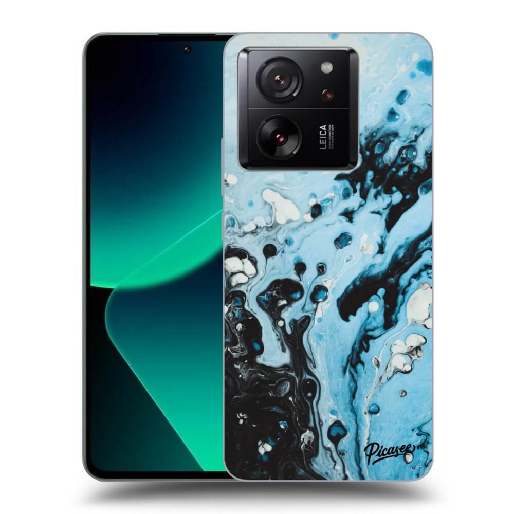 Xiaomi 13T Hülle - Transparentes Silikon - Organic Blue