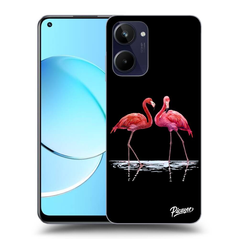 ULTIMATE CASE Für Realme 10 4G - Flamingos Zu Zweit