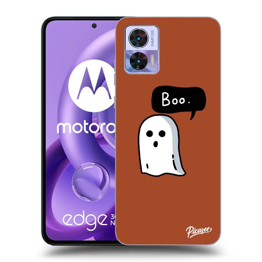 Motorola Edge 30 Neo Hülle - Schwarzes Silikon - Boo