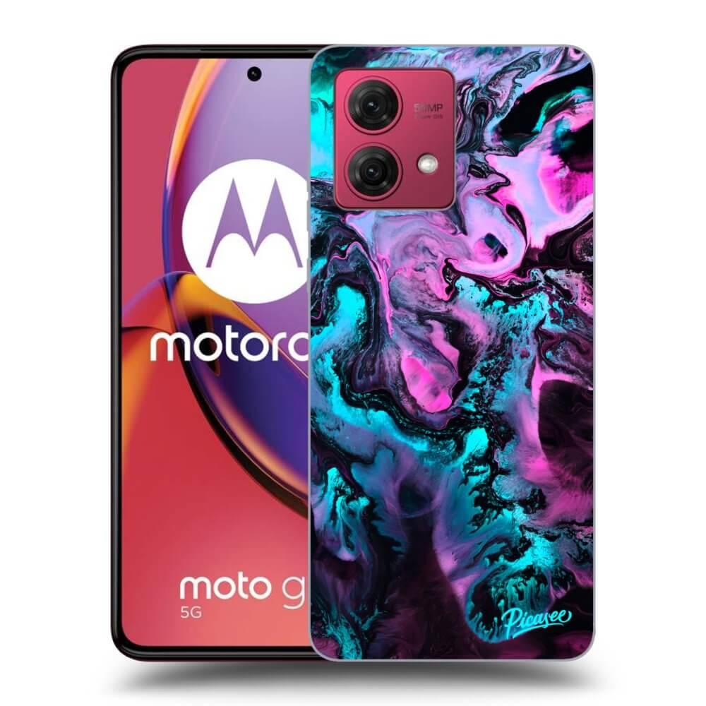 Motorola Moto G84 5G Hülle - Schwarzes Silikon - Lean