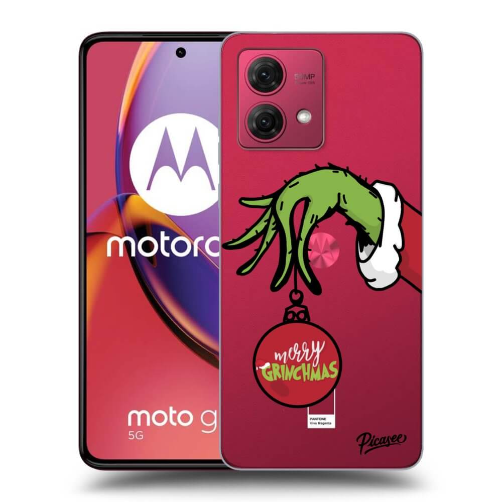 Motorola Moto G84 5G Hülle - Transparentes Silikon - Grinch