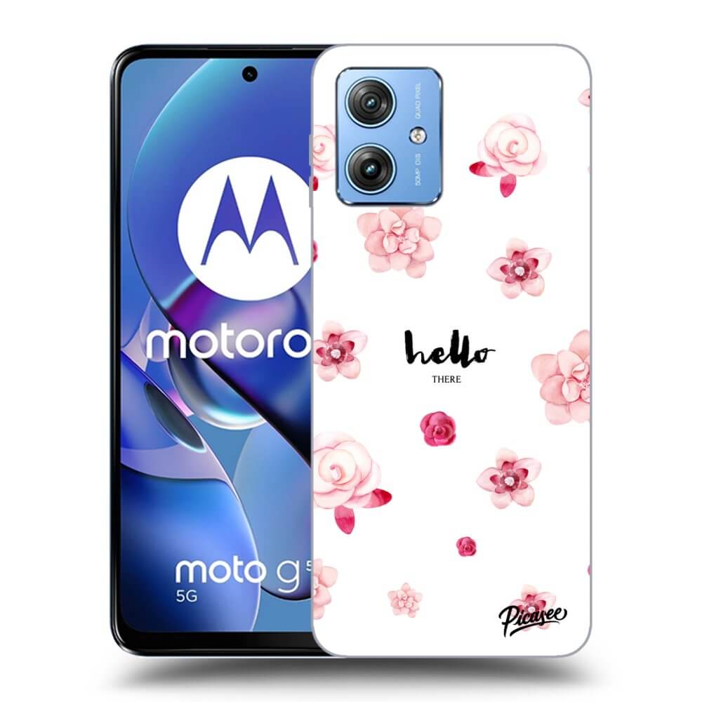 Motorola Moto G54 5G Hülle - Transparentes Silikon - Hello There