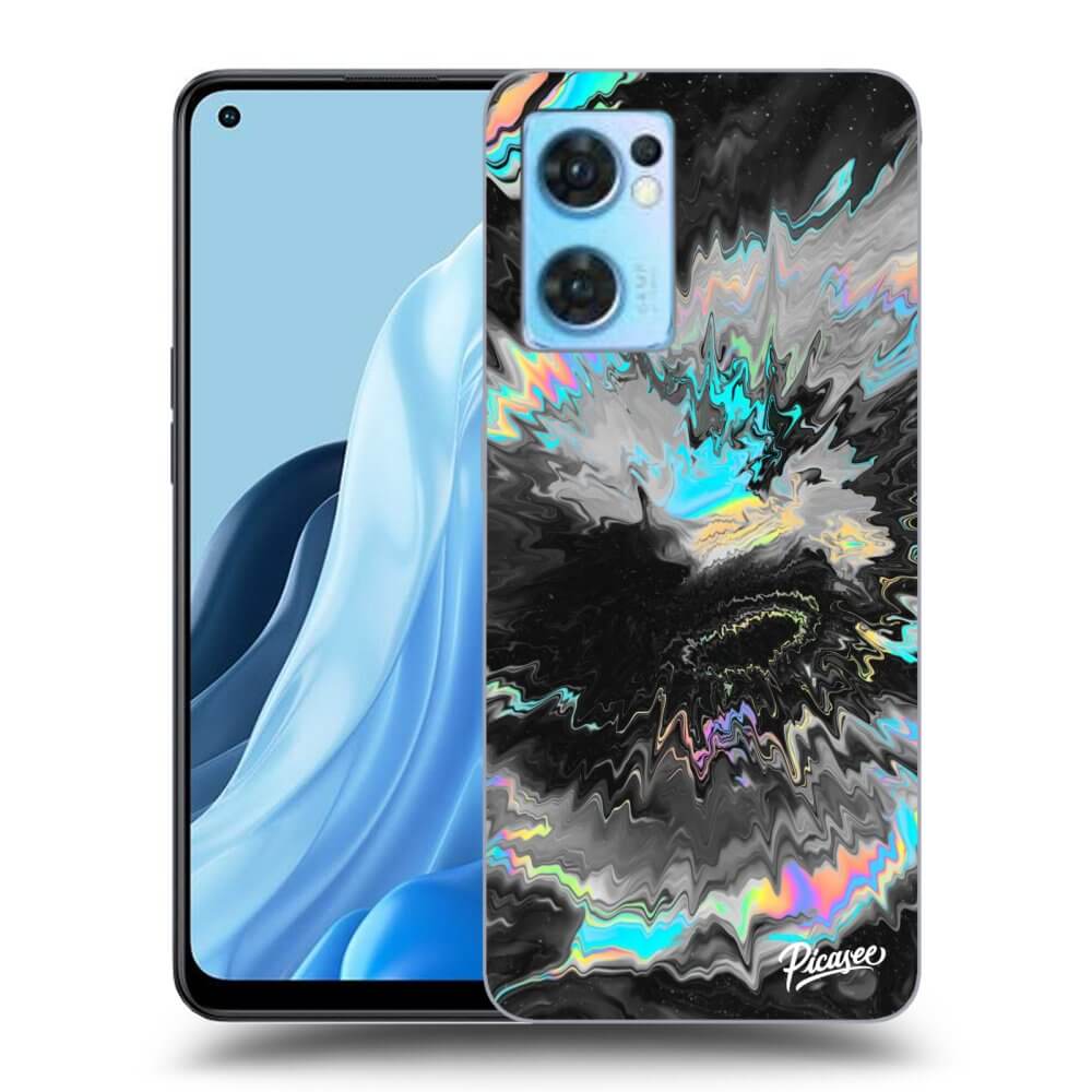 OPPO Reno 7 5G Hülle - Schwarzes Silikon - Magnetic