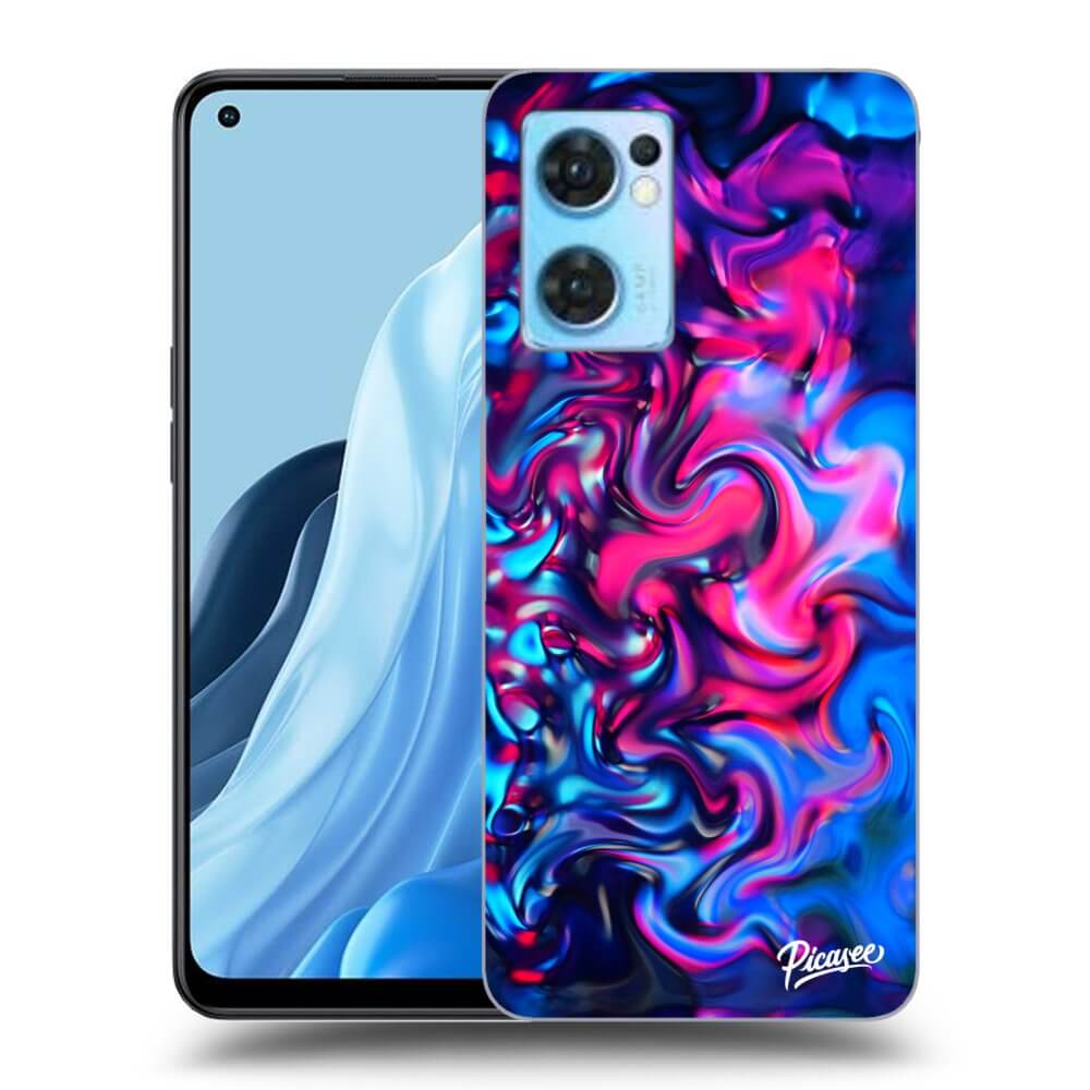 OPPO Reno 7 5G Hülle - Schwarzes Silikon - Redlight