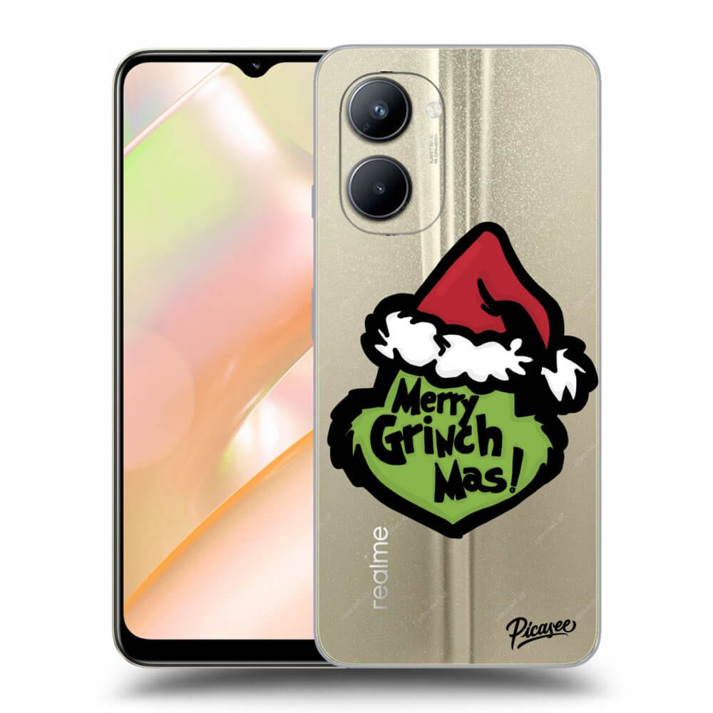 Realme C33 (2023) Hülle - Transparentes Silikon - Grinch 2