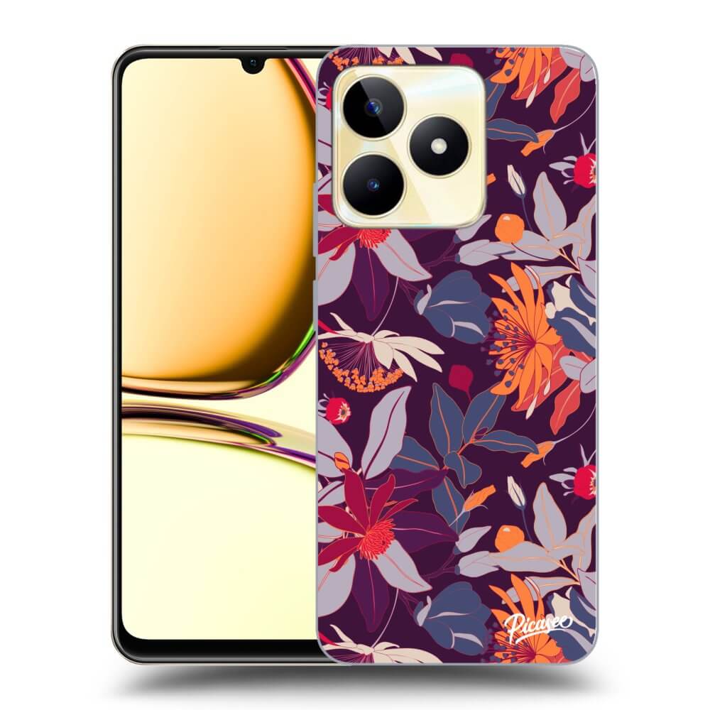 ULTIMATE CASE Für Realme C53 - Purple Leaf