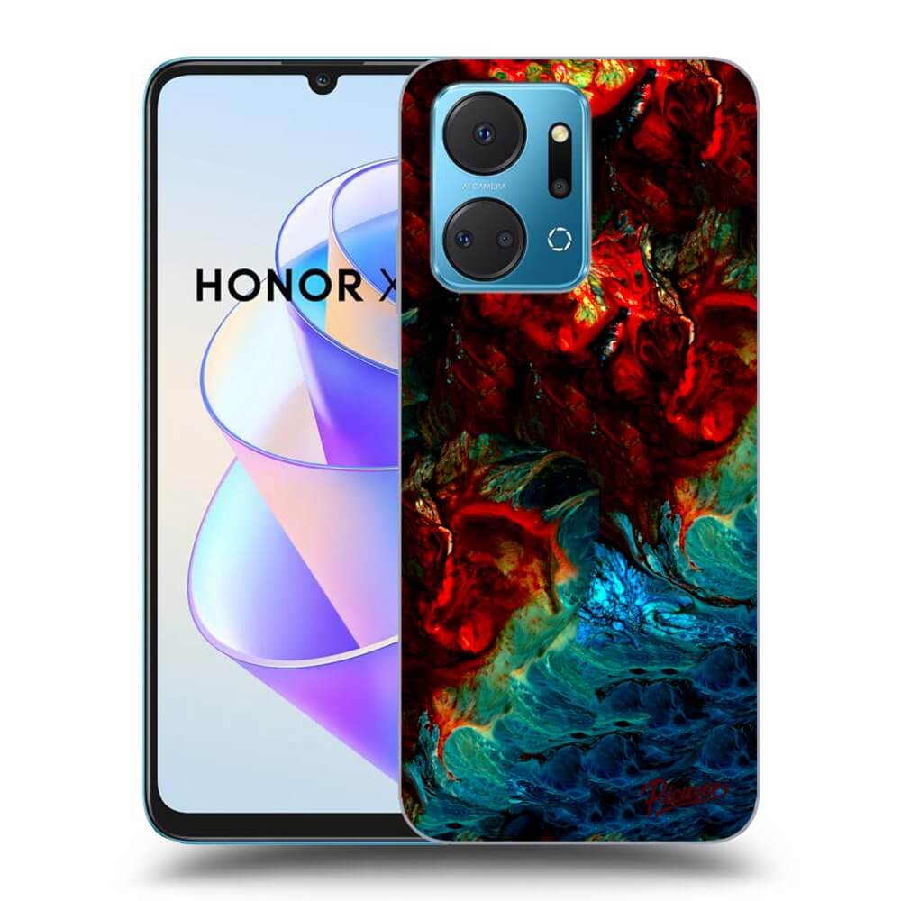 Honor X7a Hülle - Transparentes Silikon - Universe