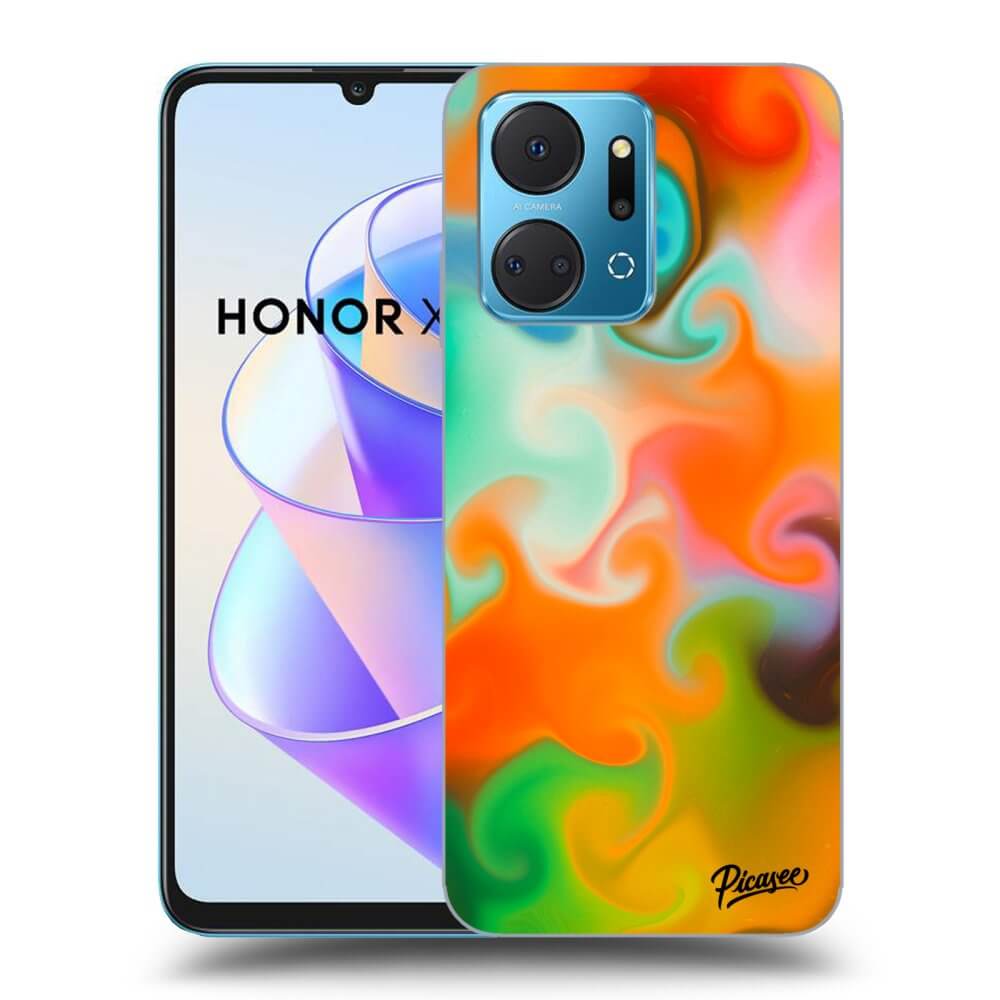 Honor X7a Hülle - Transparentes Silikon - Juice