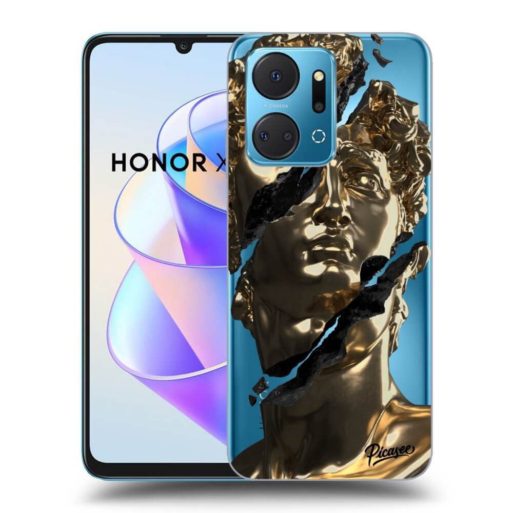 Honor X7a Hülle - Transparentes Silikon - Golder