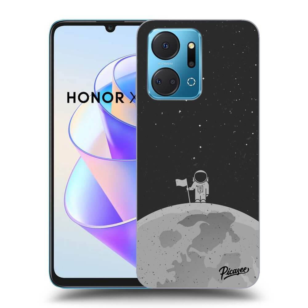 Honor X7a Hülle - Transparentes Silikon - Astronaut