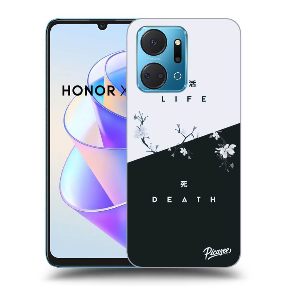 Honor X7a Hülle - Transparentes Silikon - Lebendig - Tot