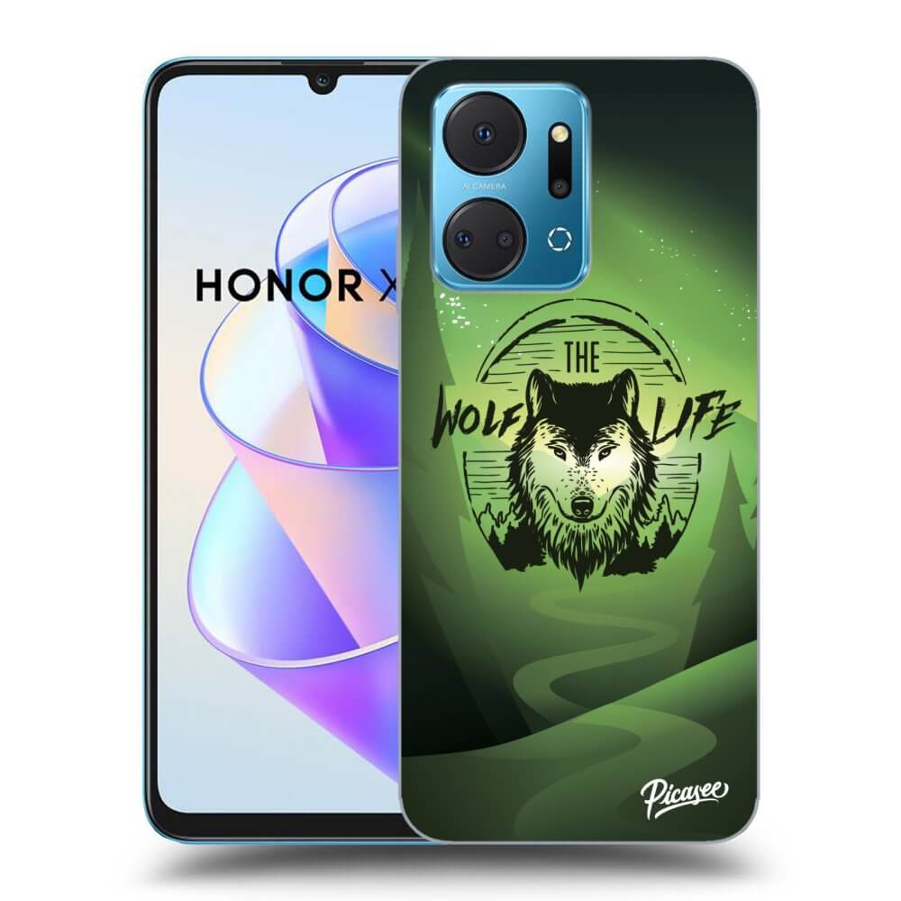 Honor X7a Hülle - Transparentes Silikon - Das Leben Eines Wolfes