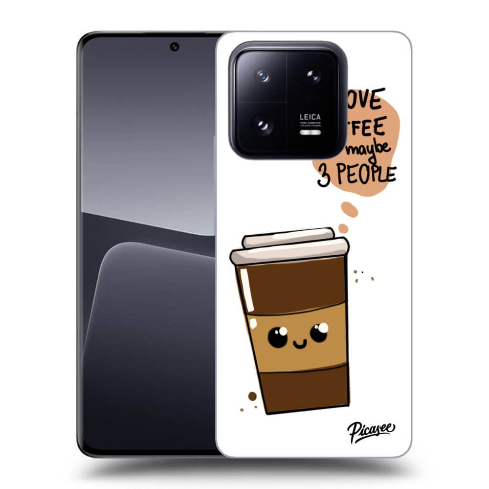 Xiaomi 14 Hülle - Schwarzes Silikon - Cute Coffee