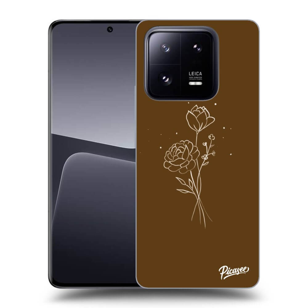 ULTIMATE CASE Für Xiaomi 14 - Brown Flowers