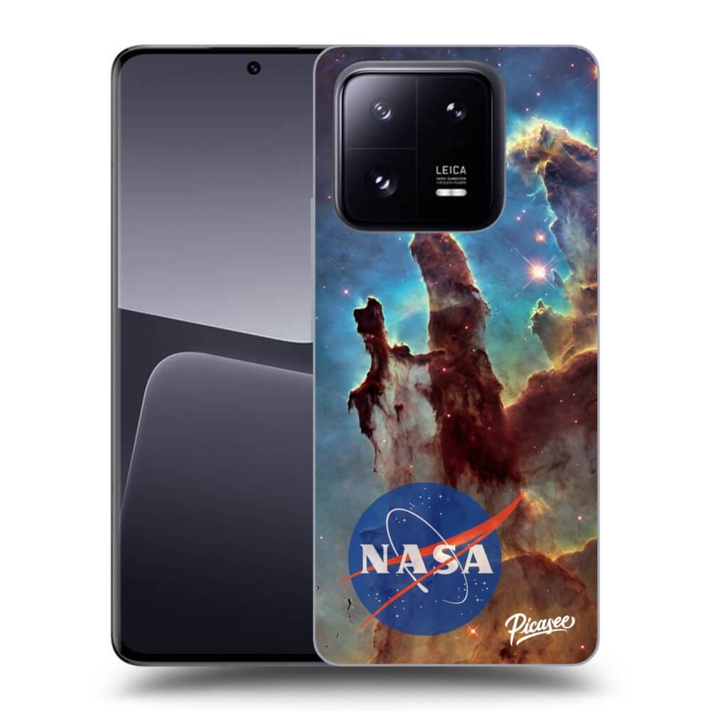 Xiaomi 14 Hülle - Schwarzes Silikon - Eagle Nebula