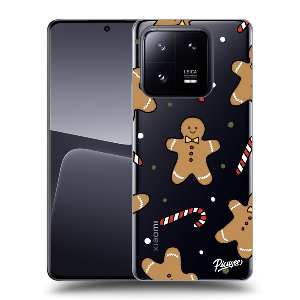 Xiaomi 14 Hülle - Transparentes Silikon - Gingerbread