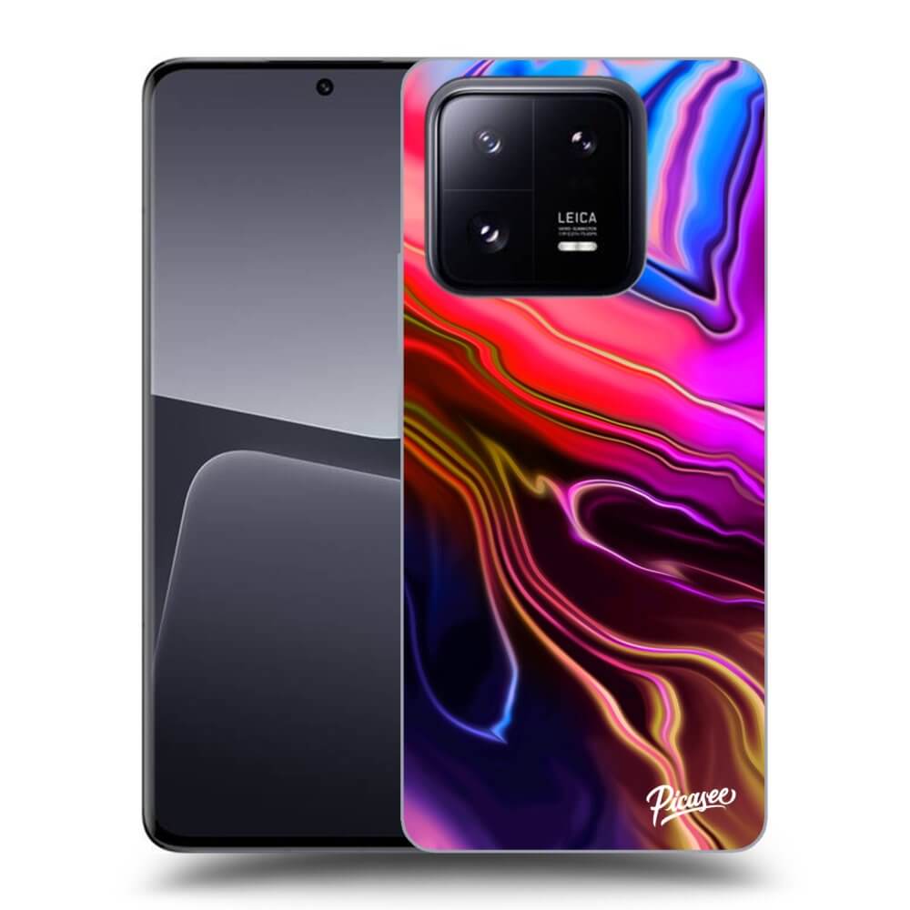 Xiaomi 14 Pro Hülle - Schwarzes Silikon - Electric