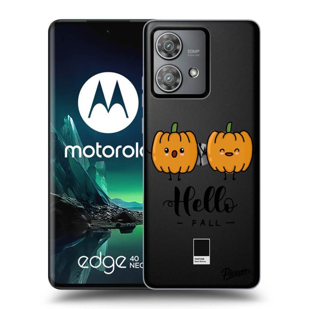 Motorola Edge 40 Neo Hülle - Transparentes Silikon - Hallo Fall