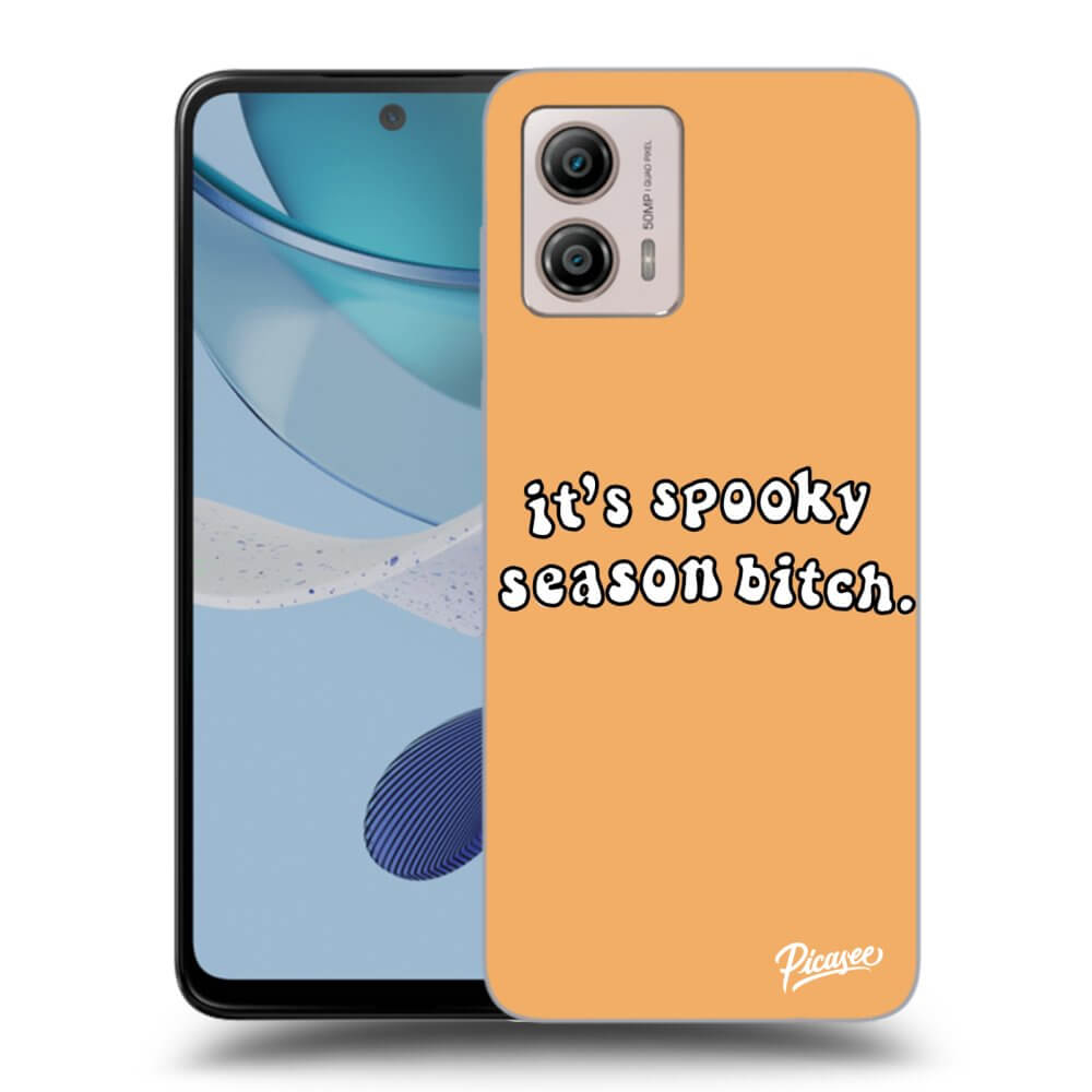 Motorola Moto G53 5G Hülle - Transparentes Silikon - Spooky Season