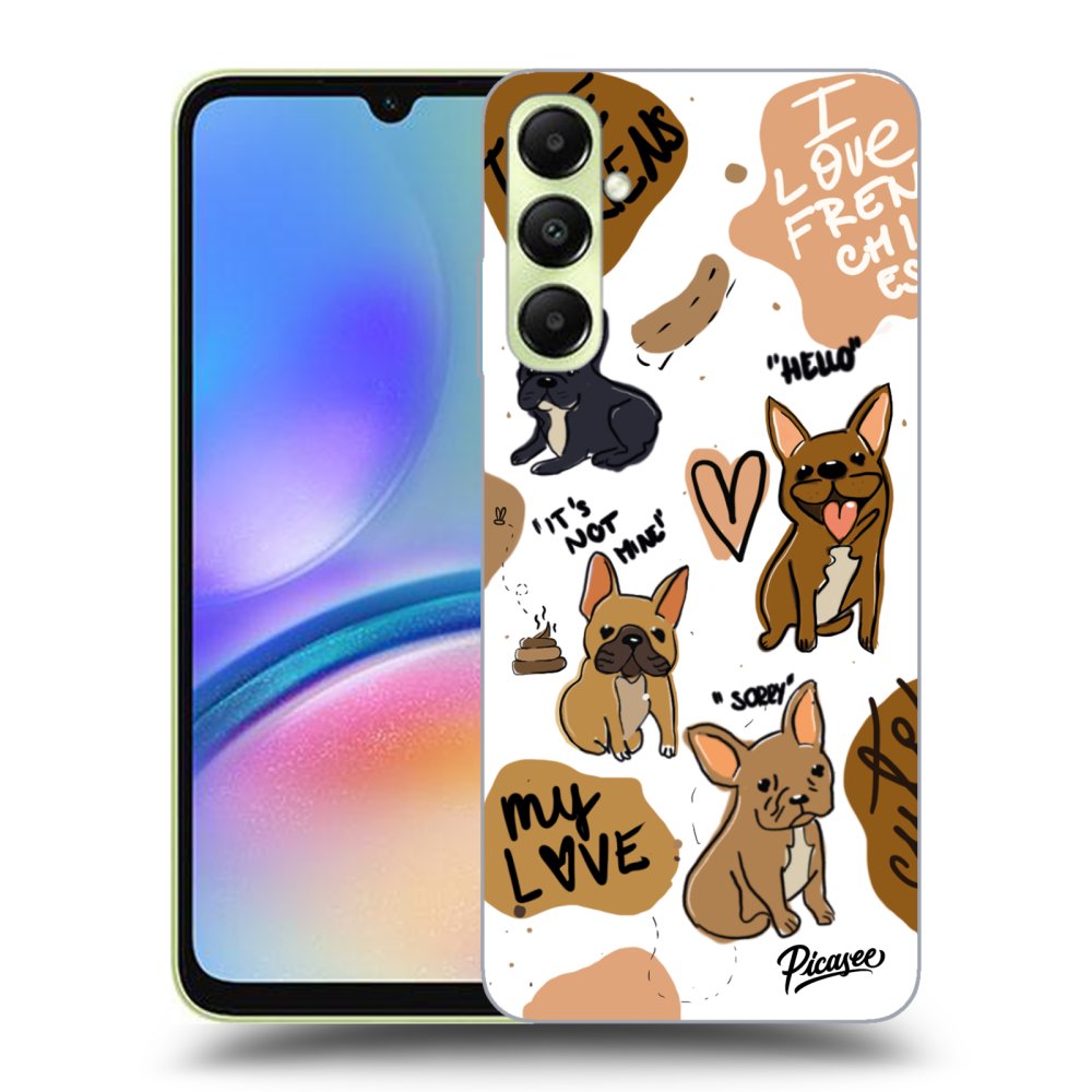 Samsung Galaxy A05s A057G Hülle - Transparentes Silikon - Frenchies